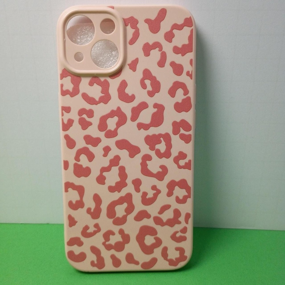 iPhone 13 Case Cute Leopard - Pink